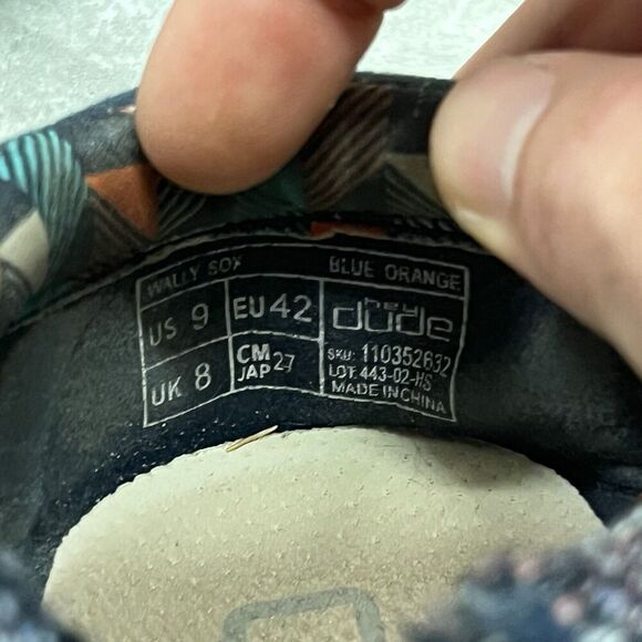 Hey Dudes Wally Sox / Thad Mens Size 9 Lot Of 4 Multicolor - Picture 6 of 10